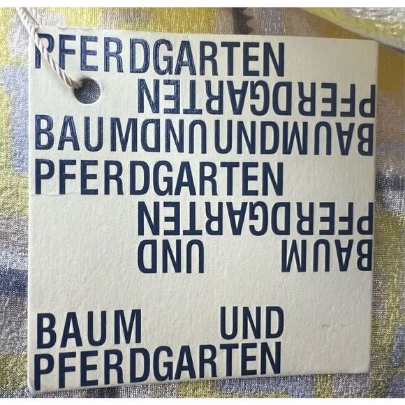 Baum Und Pferdgarten Adeva Midi Dress Pastel Yellow NWT Size 34/X-Small - Picture 8 of 10